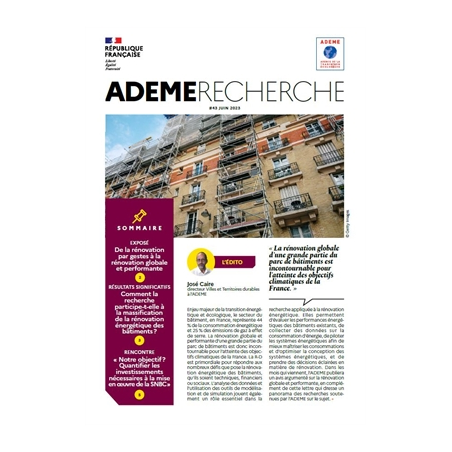 Lettre ADEME Recherche n° 43 - Juin 2023